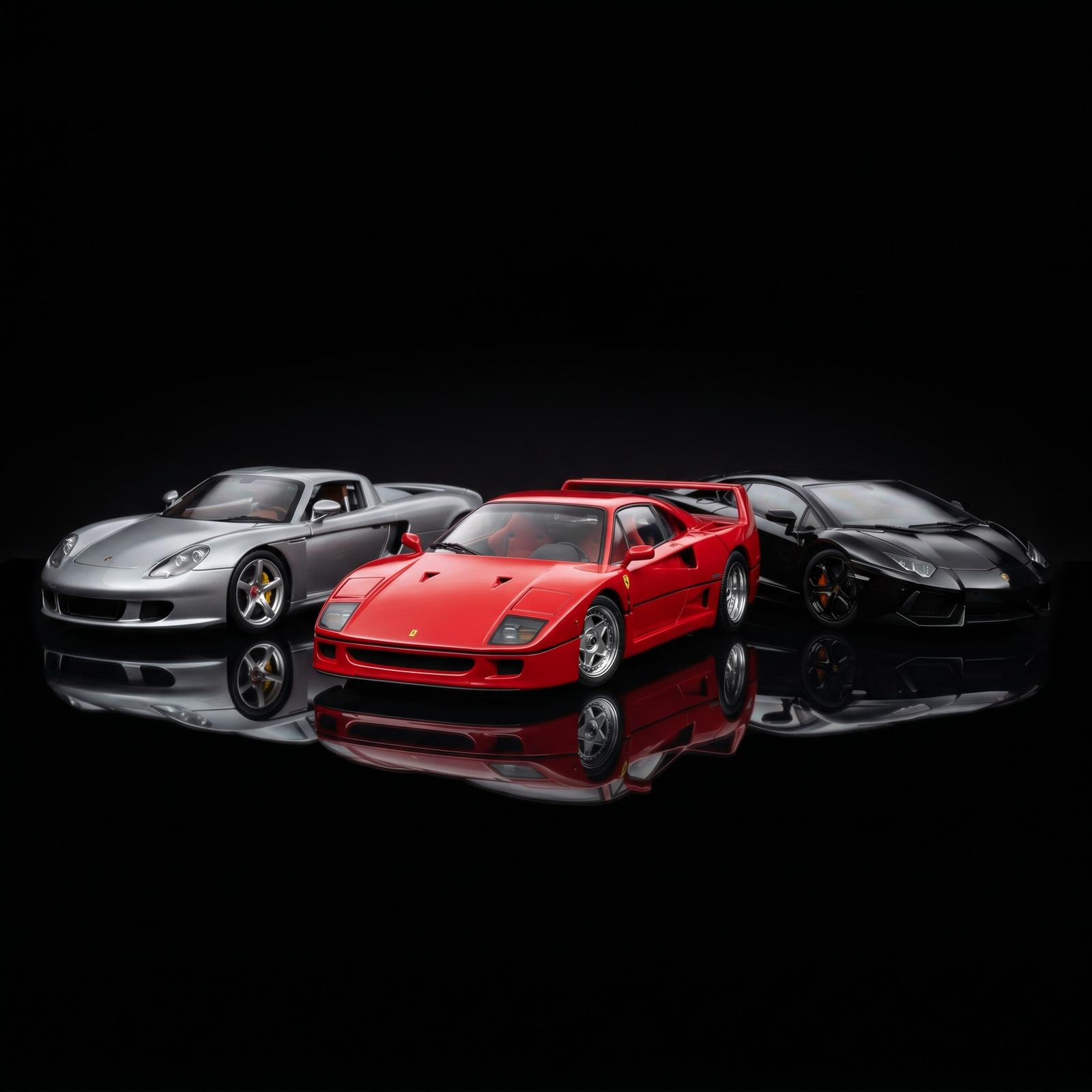 Ugens nye modelbiler i 1:18 og 1:43 — Porsche, Lamborghini, Ferrari