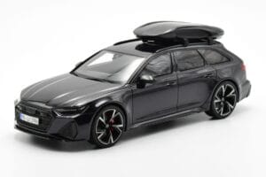 Audi RS6 C8 Avant Mythos Sort Med Carbon-tag Asien-udgave GT Spirit 1:18