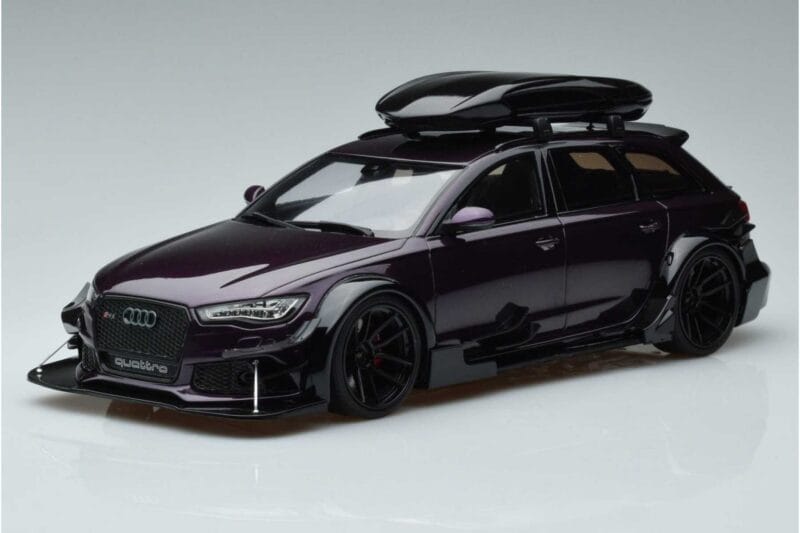 Audi RS6 C7 Avant Med Bodykit Lilla GT Spirit 1:18