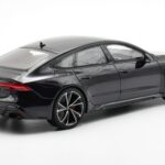 Audi RS7 C8 Sportback Mythos Sort Asien-udgave GT Spirit 1:18