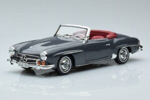 Mercedes 190 SL W121 Roadster Grå Norev 1:18