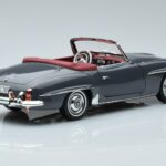 Mercedes 190 SL W121 Roadster Grå Norev 1:18