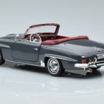 Mercedes 190 SL W121 Roadster Grå Norev 1:18