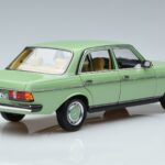 Mercedes 200 W123 Grøn Norev 1:18