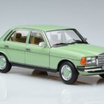 Mercedes 200 W123 Grøn Norev 1:18