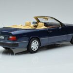 Mercedes 300 CE-24 A124 Cabriolet Nautical Blue Begrænset Udgave Norev 1:18