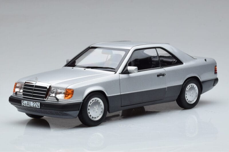 Mercedes 300 CE-24 C124 Coupé Sølv Norev 1:18