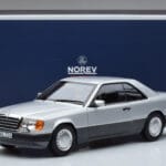 Mercedes 300 CE-24 C124 Coupé Sølv Norev 1:18