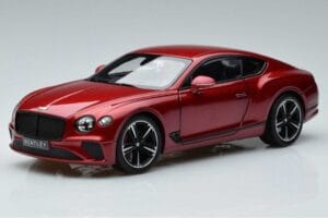 Bentley Continental GT Candy Rød Norev 1:18