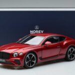 Bentley Bentley Continental GT Candy Rød Norev 1:18 1:18 Metal