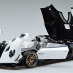 Pagani Pagani Zonda HP Barchetta Kulfiber Hvid LCD 1:18 1:18 Metal