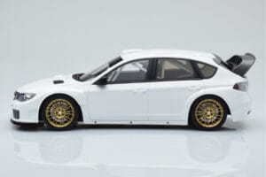 Subaru Impreza WRX STI R205 Med Tilpassede Dele Hvid Otto 1:18 OT1037 Resin — billede 3 af 6