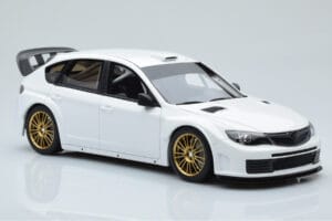 Subaru Impreza WRX STI R205 Med Tilpassede Dele Hvid Otto 1:18 OT1037 Resin — billede 4 af 6