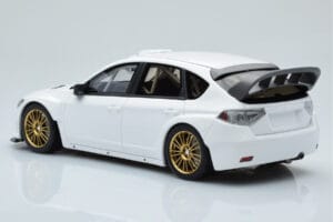Subaru Impreza WRX STI R205 Med Tilpassede Dele Hvid Otto 1:18 OT1037 Resin — billede 5 af 6