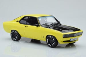 Opel Manta GSE Elektromod Gul Otto 1:18 OT434 Resin — billede 4 af 6