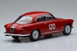 Alfa Romeo Giulietta SV #120 Mille Miglia 1956 Kyosho 1:18 08957A Metal — billede 3 af 9