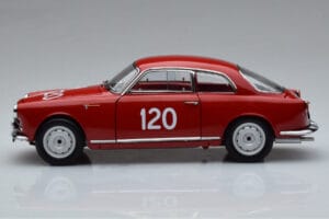 Alfa Romeo Giulietta SV #120 Mille Miglia 1956 Kyosho 1:18 08957A Metal — billede 4 af 9