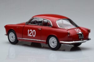 Alfa Romeo Giulietta SV #120 Mille Miglia 1956 Kyosho 1:18 08957A Metal — billede 6 af 9
