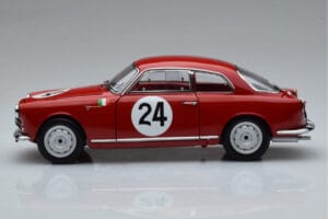 Alfa Romeo Giulietta SV #24 Targa Florio 1958 Kyosho 1:18 08957B Metal — billede 4 af 9