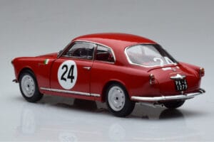 Alfa Romeo Giulietta SV #24 Targa Florio 1958 Kyosho 1:18 08957B Metal — billede 6 af 9