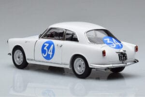 Alfa Romeo Giulietta SV #34 Targa Florio 1960 Kyosho 1:18 08957C Metal — billede 6 af 9