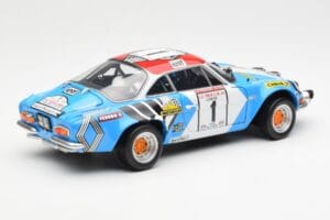 Alpine A110 1600S #1 Nicolas / Vial Winner Tour de Corse 1973 Kyosho 1:18 08485A Metal — billede 3 af 8
