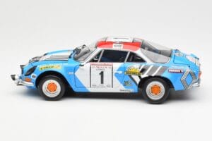 Alpine A110 1600S #1 Nicolas / Vial Winner Tour de Corse 1973 Kyosho 1:18 08485A Metal — billede 4 af 8