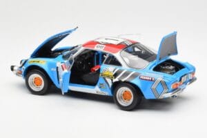 Alpine A110 1600S #1 Nicolas / Vial Winner Tour de Corse 1973 Kyosho 1:18 08485A Metal — billede 5 af 8