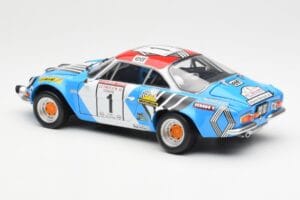 Alpine A110 1600S #1 Nicolas / Vial Winner Tour de Corse 1973 Kyosho 1:18 08485A Metal — billede 7 af 8