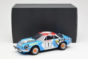 Alpine A110 1600S #1 Nicolas / Vial Winner Tour de Corse 1973 Kyosho 1:18 08485A Metal — billede 8 af 8