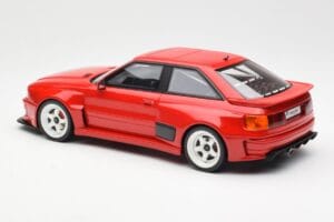 Audi 80 B4 Coupe Prior Design RS2 Rød Otto 1:18 OT1068 Resin — billede 5 af 6
