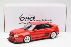 Audi 80 B4 Coupe Prior Design RS2 Rød Otto 1:18 OT1068 Resin — billede 6 af 6