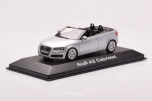 Audi A3 8P Cabriolet Sølv Minichamps 1:43 5010803323 Metal — billede 2 af 4