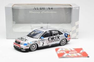 Audi A4 B5 Orix #2 P. Radisch 1998 UT Models 1:18 39872 Metal — billede 6 af 6