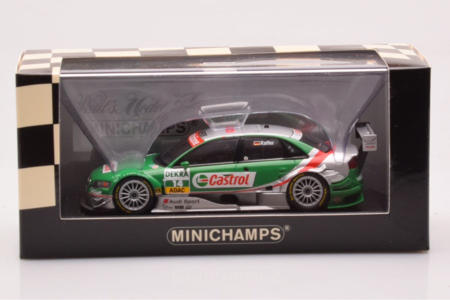 Audi A4 B7 DTM Team Phoenix #14 F. Kaffer DTM 2006 Minichamps 1:43 400061514 Metal — billede 4 af 4