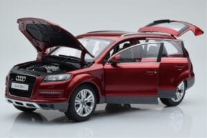 Audi Q7 4L Granatrod Kyosho 1:18 09222R Metal — billede 2 af 8