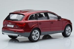 Audi Q7 4L Granatrod Kyosho 1:18 09222R Metal — billede 3 af 8