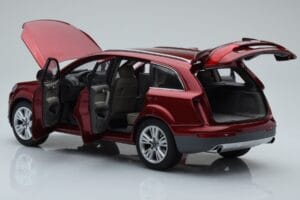 Audi Q7 4L Granatrod Kyosho 1:18 09222R Metal — billede 5 af 8