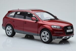 Audi Q7 4L Granatrod Kyosho 1:18 09222R Metal — billede 6 af 8
