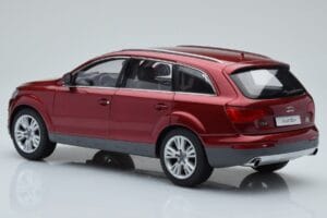 Audi Q7 4L Granatrod Kyosho 1:18 09222R Metal — billede 7 af 8