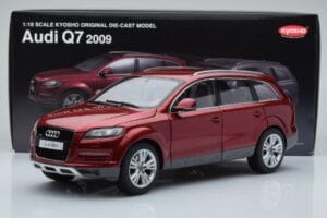 Audi Q7 4L Granatrod Kyosho 1:18 09222R Metal — billede 8 af 8