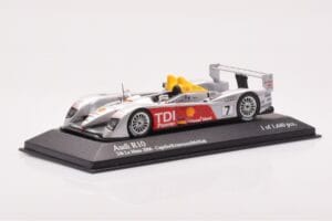 Audi R10 TDI LMP1 #7 R. Capello / T. Kristensen / A. McNish 24 Hours of Le Mans 2006 Minichamps 1:43 400061607 Metal — billede 2 af 4