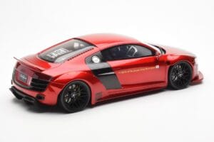 Audi R8 4S Liberty Walk Candy Rød GT Spirit 1:18 GT892 Resin — billede 2 af 6