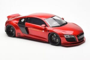 Audi R8 4S Liberty Walk Candy Rød GT Spirit 1:18 GT892 Resin — billede 4 af 6