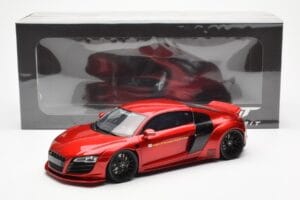 Audi R8 4S Liberty Walk Candy Rød GT Spirit 1:18 GT892 Resin — billede 6 af 6