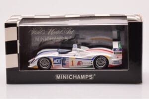 Audi R8 #1 J.J. Lehto / M. Werner GP of Atlanta Winners 2005 Minichamps 1:43 400051391 Metal — billede 4 af 4