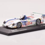 Audi R8 #2 E. Pirro / F. Biela / A. McNish 12 Hours of Sebring 2nd Place 2005 Minichamps 1:43 - image 2 of 4