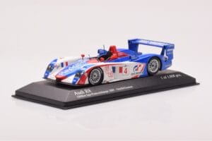 Audi R8 #4 M. Ortelli / J-M. Gounon 1000km Spa 2005 Minichamps 1:43 400051304 Metal — billede 2 af 4