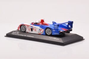 Audi R8 #4 M. Ortelli / J-M. Gounon 1000km Spa 2005 Minichamps 1:43 400051304 Metal — billede 3 af 4