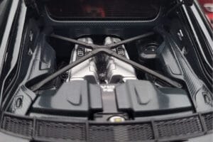 Audi R8 Performance Sort Kengfai 1:18 VAKF-0353 Metal — billede 9 af 10